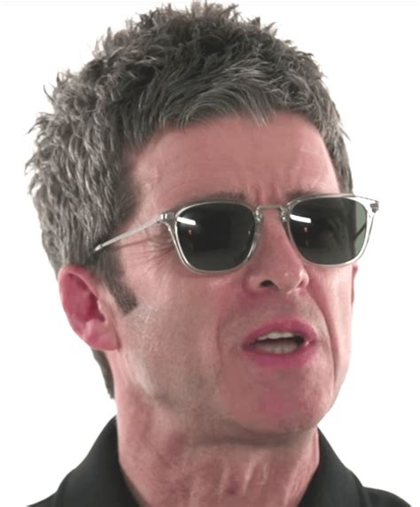 noel gallagher sunglasses clear frame.